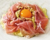 パスタ&リゾット 生ハムとタマゴ